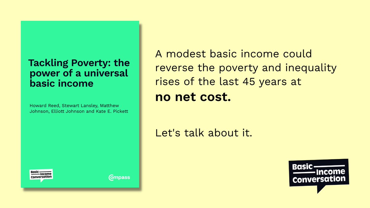 💥NEW💥

A modest #BasicIncome could cut poverty to the lowest level for 60 years at no net cost.

We can't afford not to pay attention. #UBI

👉bit.ly/NewUBI👈