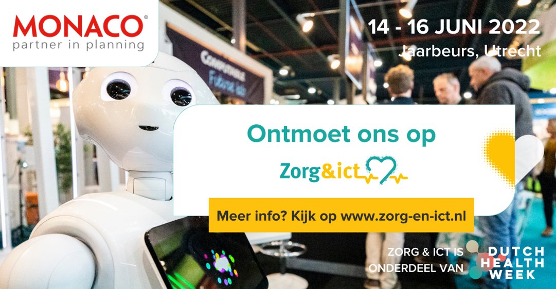 monaco_planning's tweet photo. Op 14, 15 en 16 juni 2022 is Monaco weer aanwezig op de Zorg &amp; ICT. We ontmoeten je graag op Stand 01.B070, de koffie staat klaar.

Meer informatie &amp; gratis inschrijven via...

👇👇👇

https://t.co/UwpOOjfmOi

#zorgict #planning #planningsoftware https://t.co/bGe7Snfkj0