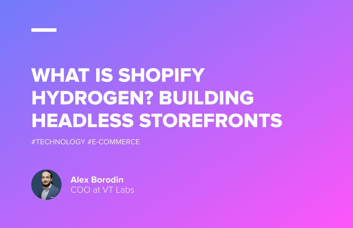 What are the most common challenges when building an #ecommerce system on #Shopify? What are the difficulties of headless development? 

Let's start with standard Shopify theme templates. 

More in the article 👉 vtlabs.org/blog/what-is-s…

#headlesscommerce #softwaredevelopement