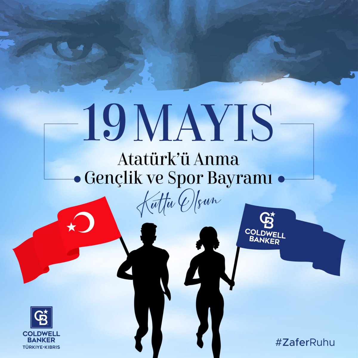 🇹🇷İnancın, insanlığın, aklın, cesaretin, doğru hüküm verme kabiliyetin olmasa, #19Mayıs1919’umuz olmazdı.
İstiklal mücadelemizin sembol günü, 19 Mayıs Atatürk’ü Anma, Gençlik ve Spor Bayramı kutlu olsun.

#ColdwellBankerTürkiye #CBTürkiye #atatürk #19mayıs #19mayıs1919