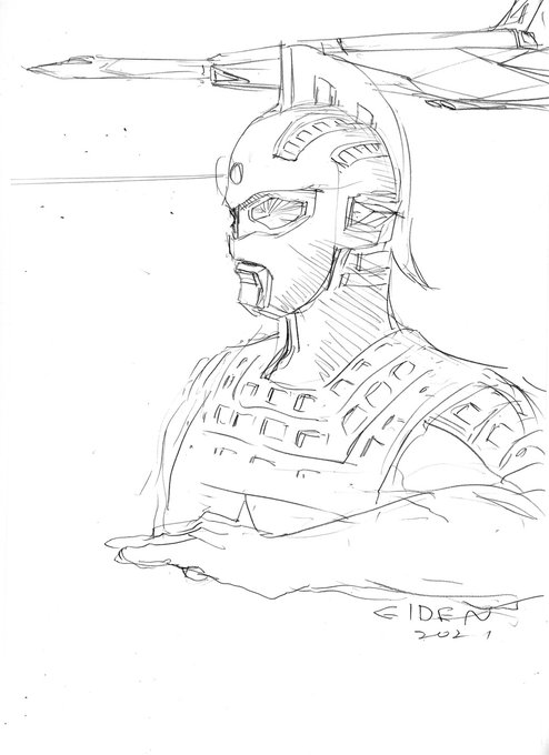 もし「シン・ウルトラセブン」なんてものが作られるなら、デザインの成田亨氏はウルトラマンのアクターであった古谷敏氏がセブンを断った事で、胸のプロテクターのデザインを付けたらしいから変わるのかな?(日本人的なプロポーションを誤魔化すために上半身に情報量を増やしたそう) 