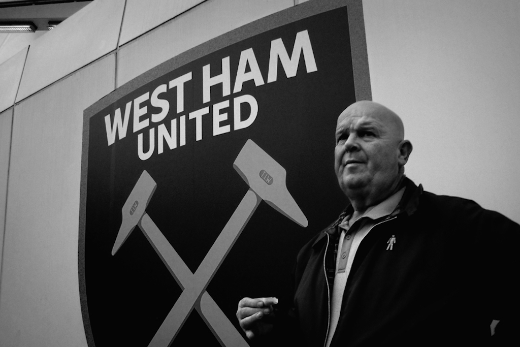 LowerBlock's tweet photo. "It used to be pocket money and travelling up with mates. Now it's taking out a bank loan, with the smell of onions swapped for popcorn." Life long #WestHam supporter documents The #Hammers as they moved away from #UptonPark. https://t.co/dsish5ypnX #footballfans #photography https://t.co/Fq7b8HY2ky