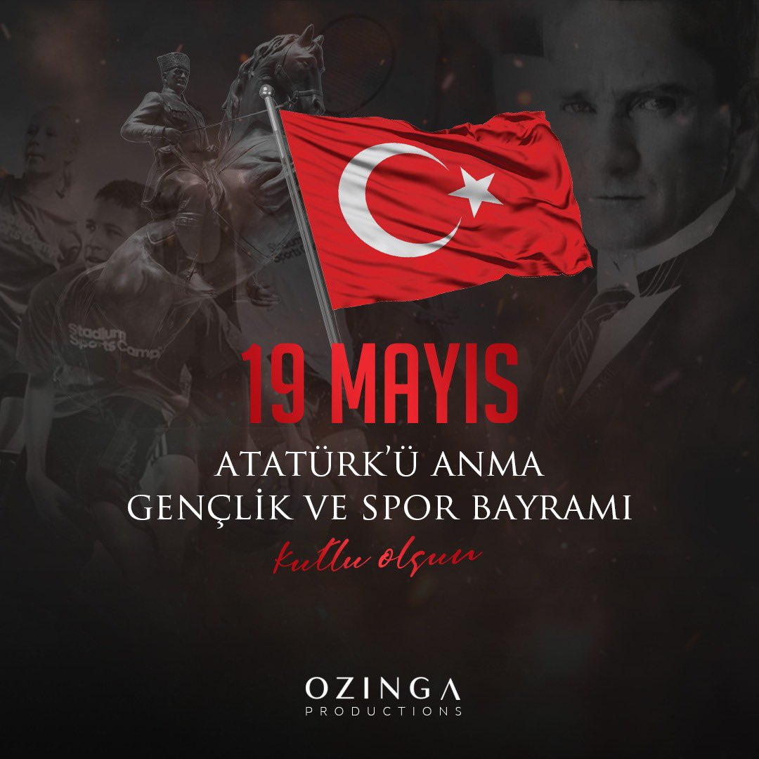 19 Mayıs Atatürk’ü Anma, Gençlik ve Spor Bayramımız Kutlu Olsun 🇹🇷