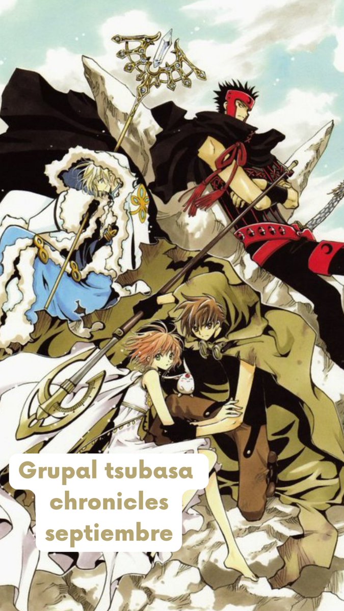 Karicchan_cos's tweet photo. TENEMOS GRUPAL DE TSUBASA EN SEPTIEMBRE!!! 
 Por ahora somos Sakura, Fye, Fei wong y Syaoran👀👀👀👀 se agradece difusión 😂😂😂 https://t.co/2pWTDu1ghg