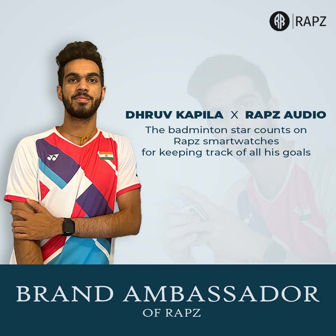 RapzAudio's tweet photo. Welcome world champion Dhruv Kapila X RAPZ.
Now Dhruv Kapila keeps track of everthing with Rapz smartwatches⬇️ SHOP NOW ⬇️
https://t.co/mC2AbOeDpW
#dhruvkapila #rapz #rapzsmartwatches #collabration #worldchampion #championdhruvkapila #badmintion #badmintionchampion #ThomasCup2022 https://t.co/wRFBeiRriH
