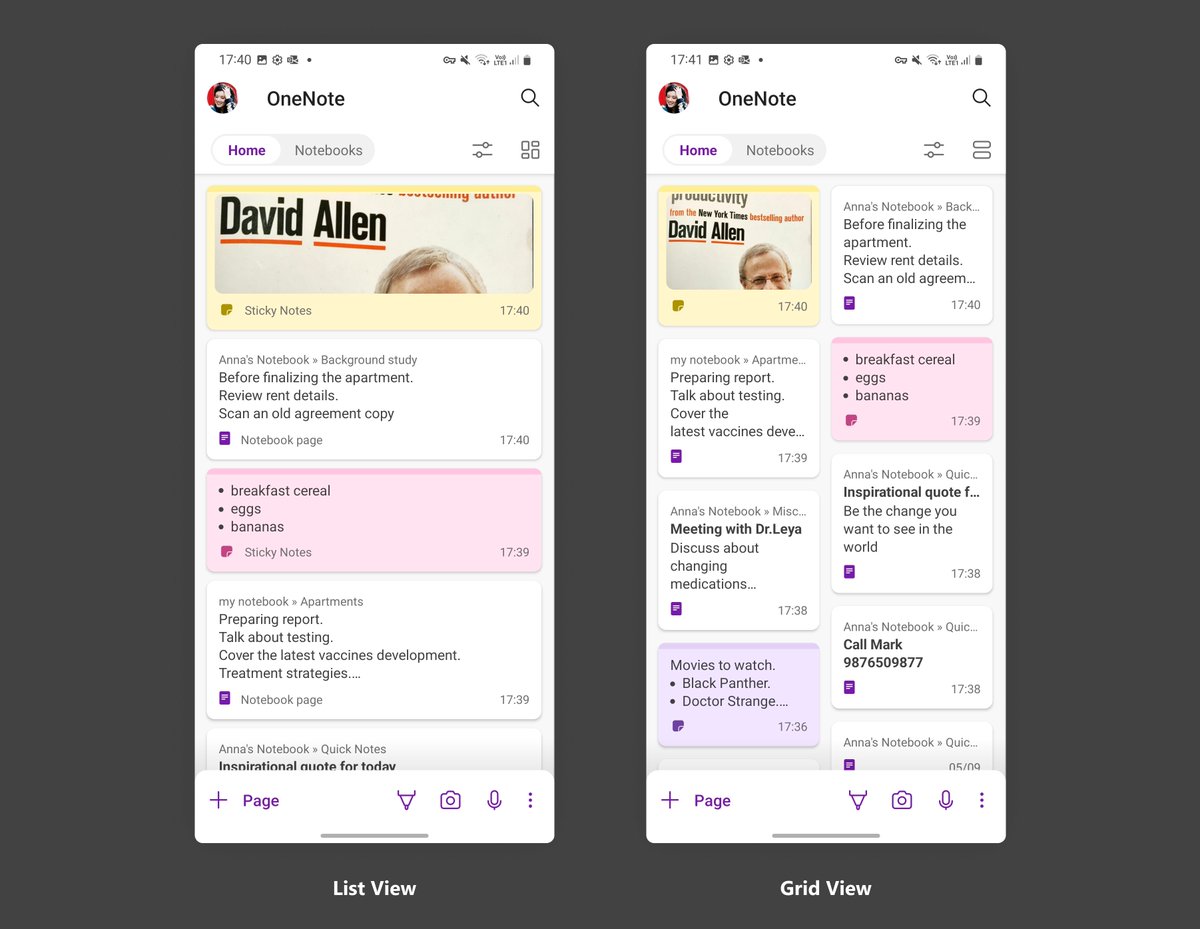 raosidd's tweet photo. Hey #OfficeInsiders, Siddharth here from the OneNote team. Have you tried the new 🏠 Home page and quick capture bar available on OneNote for #Android? 👉 Read about all the capabilities of these features in my article: https://t.co/GXyDUmjHWp https://t.co/mMsW7zlGtE