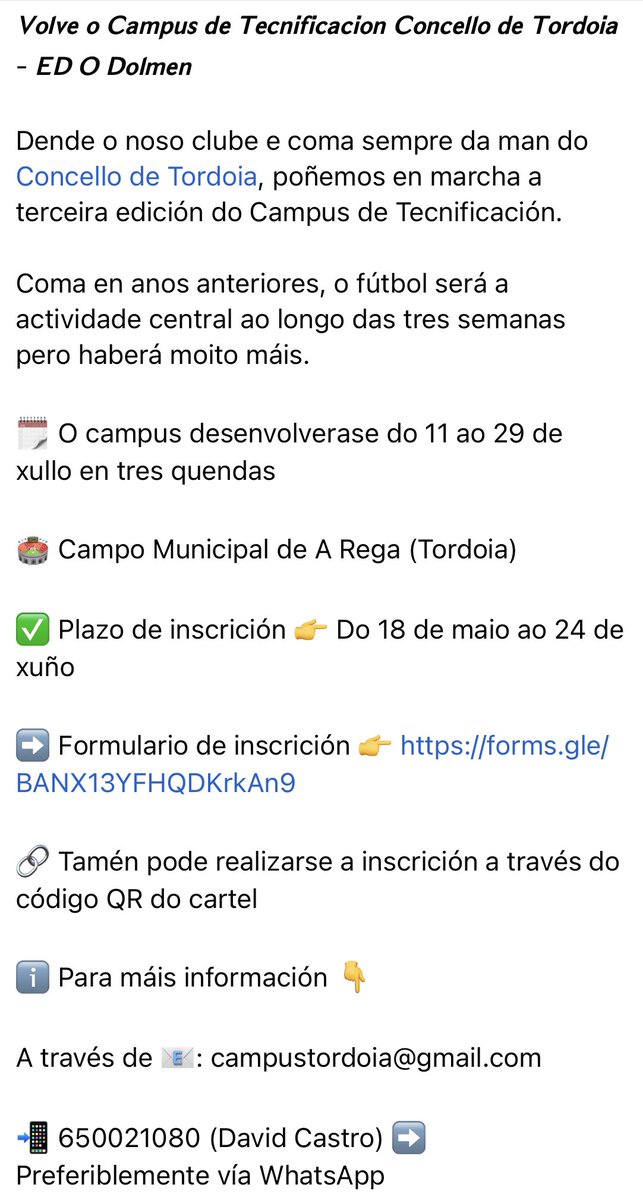 Escolas Deportivas O Dolmen de Tordoia tweet media