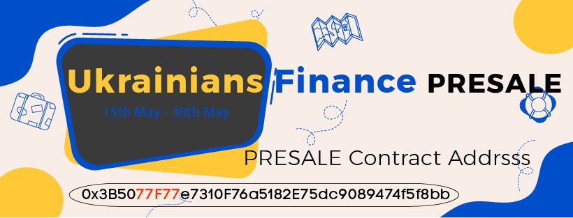 ukrainiansfi's tweet photo. PRESALE Update:

Pre-Sale contract address and IDO link has been changed to:

Address:
0x3B5077F77e7310F76a5182E75dc9089474f5f8bb

Web3 PreSale IDO:
https://t.co/I14uTM0kfk

#Bitcoin #StandWithUkraine #Web3community #PreSale #IDO #BinanceSmartChain https://t.co/IIvIZ6u4Y6