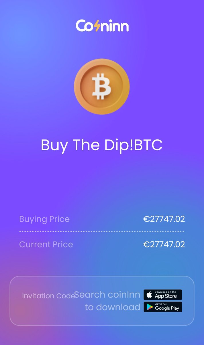maxrbv1's tweet photo. I get free €58 on CoinInn, click my invite link to register and you can get it too https://t.co/YpieqqpHd1  #CoinInn https://t.co/ElOjpCsqrf
