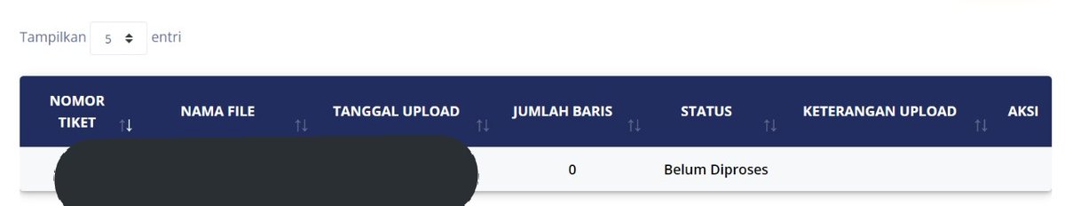 tessachrisyo's tweet photo. @kring_pajak halo min, mau bertanya. Saat saya import excel ke ebupot unifikasi, statusnya tidak berubah. Status : belum diproses, dan pada kolom aksi juga tidak ada notifikasi error. Apakah ada trouble pada web djp? mohon bantuannya https://t.co/12QzgVODQ0