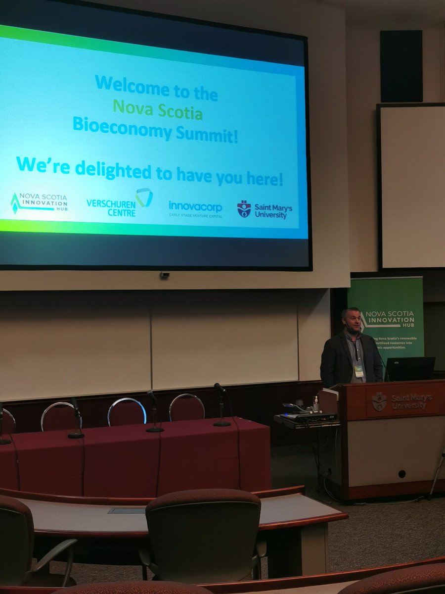 BioscienceNB's tweet photo. And we're off! #NSBioSummit with our partners @NSInnovationHub https://t.co/K7G74k0c1O