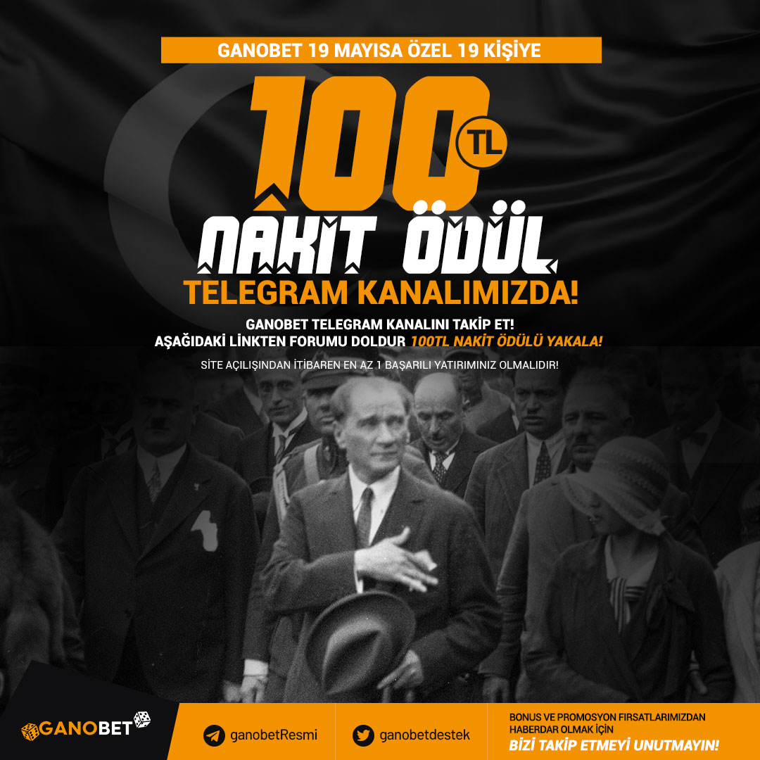ganobetsosyal's tweet photo. 💰 GANOBET 19 MAYISA ÖZEL 19 KİŞİYE 100TL NAKİT ÖDÜL TELEGRAM KANALIMIZDA! 

🎁 GANOBET TELEGRAM KANALINI TAKİP ET!

👇 AŞAĞIDA Kİ LİNKTEN FORUMU DOLDUR 100TL NAKİT ÖDÜLÜ YAKALA!
https://t.co/evHLaVWkFz

💫 3 Arkadaşını Etiketle ve RT Yap
🎰50 kişiye 25x Bonanza Freespin'i KAP! https://t.co/PLU0FxdKVP