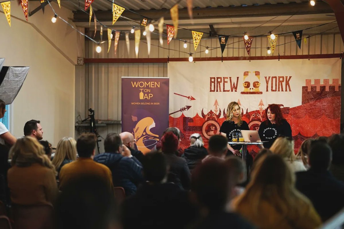womenontap's tweet photo. ๐ช๐ฃ๏ธ WOT IN THE WILD ๐ฃ๏ธ๐ช
Back in April, before #WOTFESTSIX hit, we were delighted to be invited to speak @brewyorkbeer Sixth Birthday Brewery Bash.
We had a blast! ๐
Thanks to Brew York for having us and to everyone who came to listen and take action ๐
๐ธ @totalcurtis ๐ป https://t.co/yc6HKfH6ym
