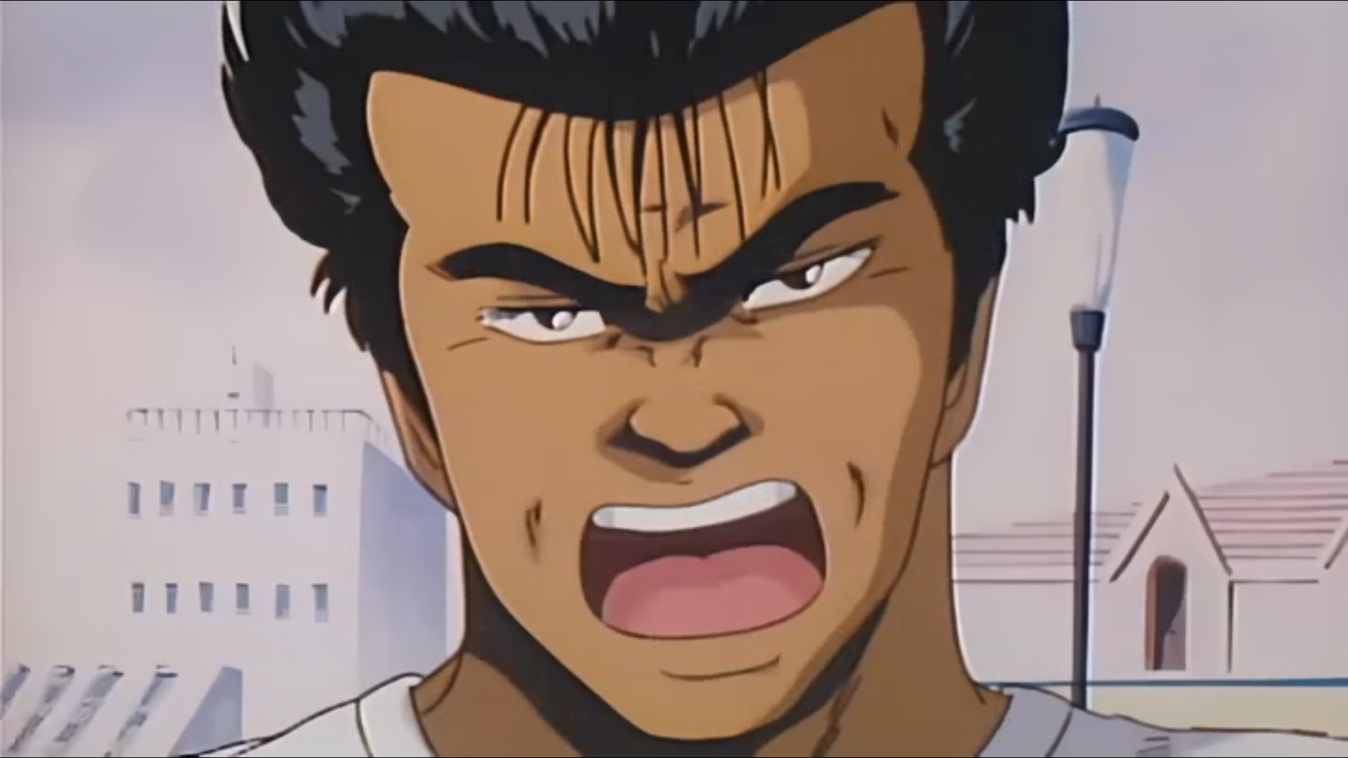 Masanori Morita Art on X: Maeda from Rokudenashi Blues 1992 OVA   / X