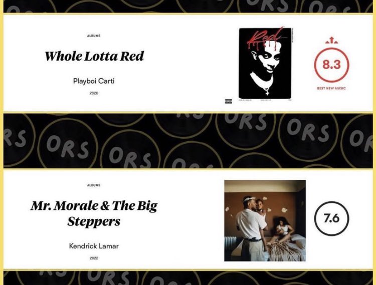 wlyhassi's tweet image. the better album won