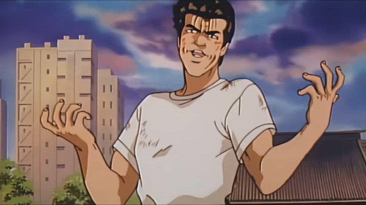 Maeda from Rokudenashi Blues 1992 OVA