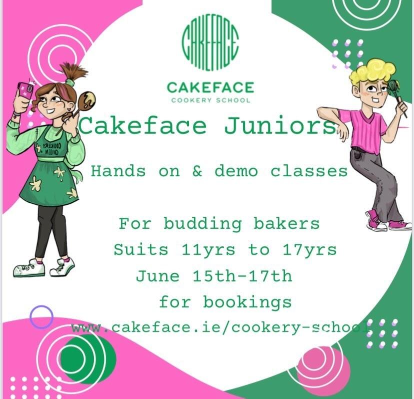 Calling on our young hurlers &amp; camogie players to up their baking skills this summer at local cooking school <a href="/cakefacepastry/">cakeface</a> in Irishtown!
👩‍🍳👨‍🍳🇶🇦👍🥨🍰🧁