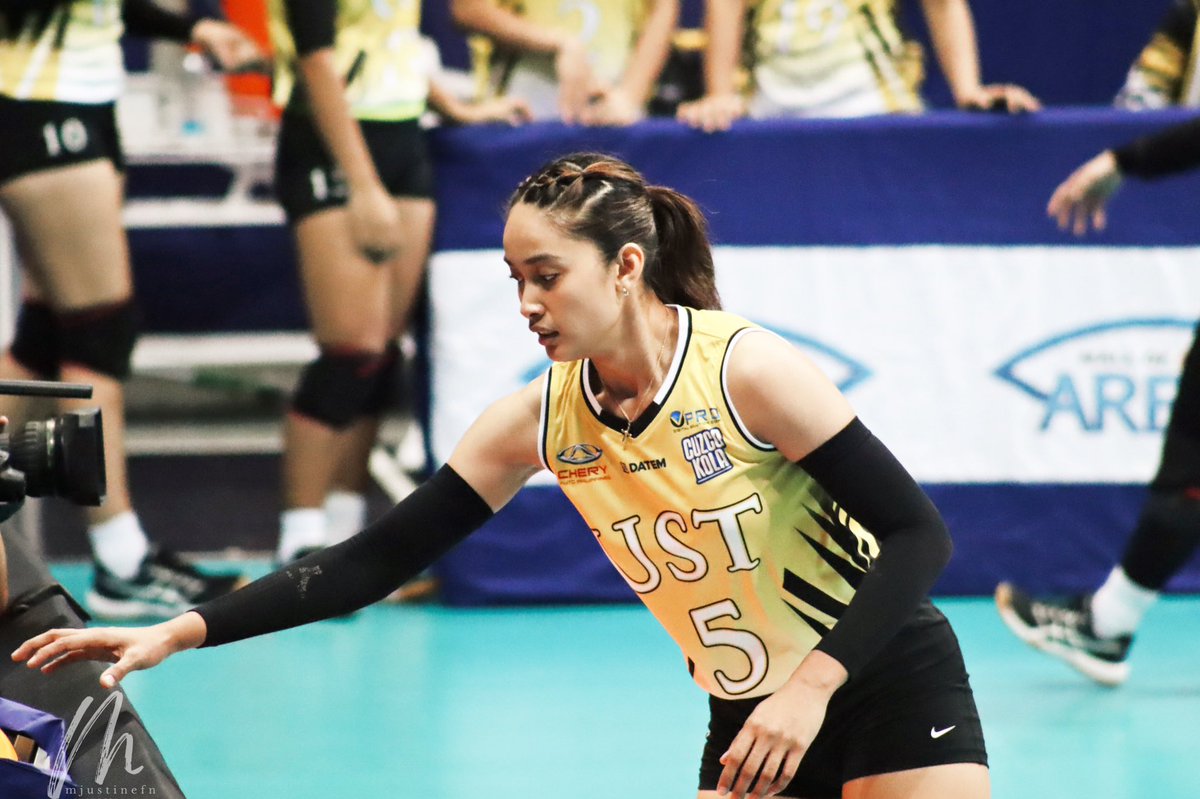 mjustinefn's tweet photo. Today's game changers ππ€π₯Ή Congrats, girls!! @KclynGldns @imeekghernandz π₯
#USTvsADMU #UAAPSeason84 #UAAPWomensVolleyball https://t.co/kQyq3fGvmF