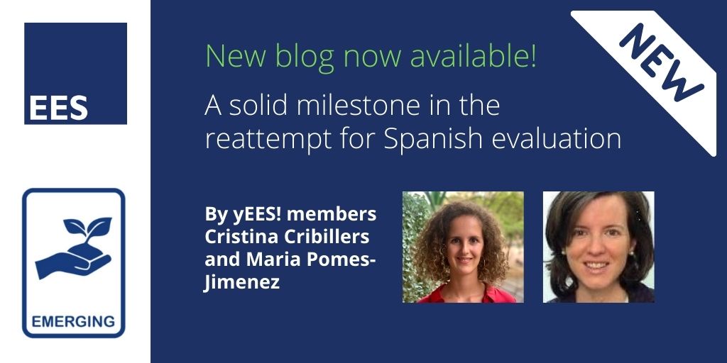 EES_Eval's tweet photo. 🆕 New Blog! Our Spanish yEES! members provide an overview of the Spanish governments' latest efforts to improve the practice of #Evaluation of public policies
➡️ https://t.co/S9JdMS3arS #Eval4Action https://t.co/AL5ZlZBG2g
