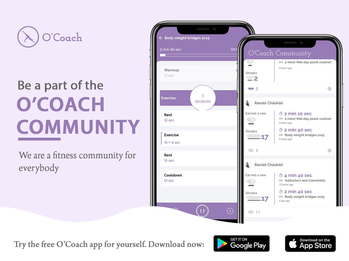ocoachfitness's tweet photo. We are delighted to receive a custom #workoutplan from our O’Coach user @RamanCh79077321
Thank you for your continued commitment to #fitness with O’Coach app.
Download the app & share your #customworkout plan with us:https://t.co/GQhjgSzPZ8 #happyuser #motivate #runner #health https://t.co/1D9CYk1NNf