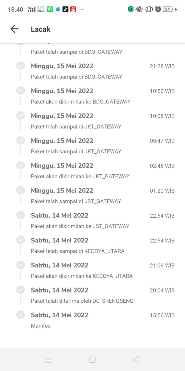 themenx's tweet photo. Coba cek @jntexpressid paket saya 3 kali bolak balik jakarta bandung. Ini sih kurang ajar, lain kali harus diperhatikan klo belanja online jangan sampe dikirim oleh @jntexpressid https://t.co/V3skHGYGvT