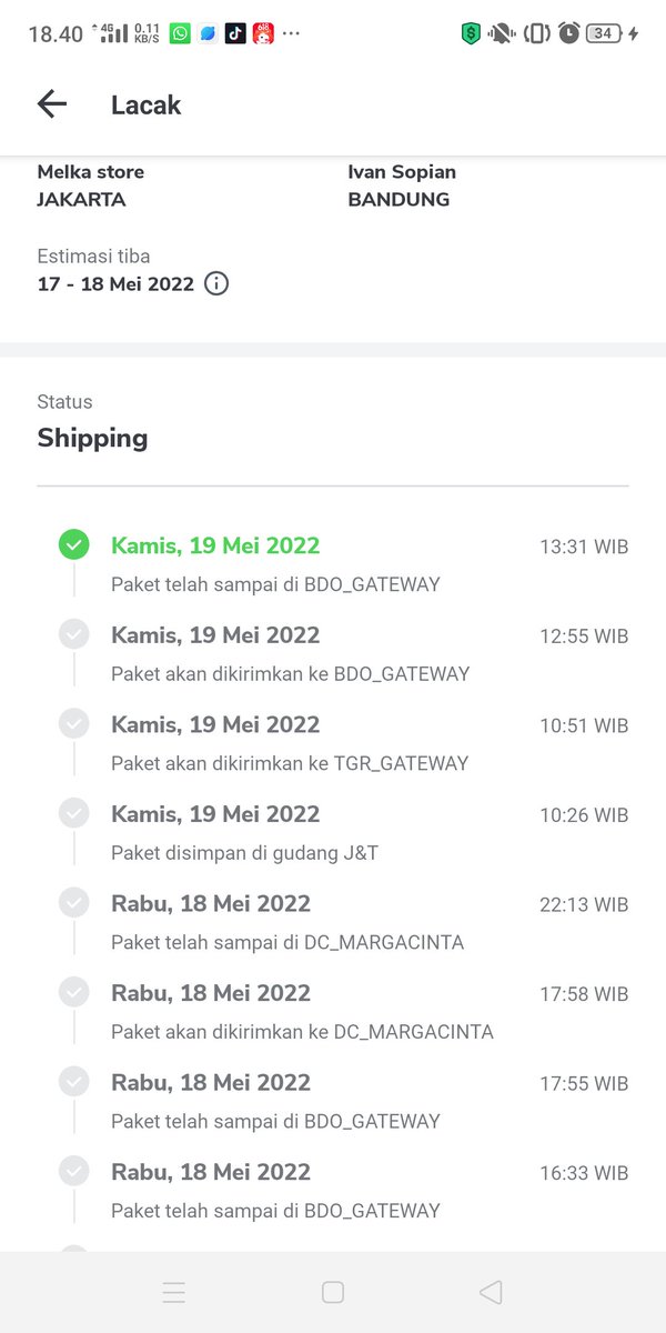 Coba cek <a href="/jntexpressid/">J&T Express Indonesia</a> paket saya 3 kali bolak balik jakarta bandung. Ini sih kurang ajar, lain kali harus diperhatikan klo belanja online jangan sampe dikirim oleh <a href="/jntexpressid/">J&T Express Indonesia</a>