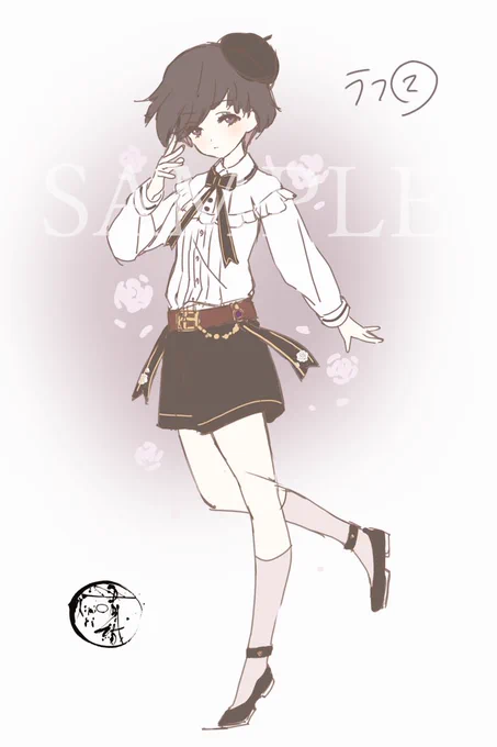 つなぐで販売予定の子その2。 全部女の子のつもりで描いてますが、男の子に見えたらそれでも良いと思ってます。  お洋服もうちょっとなんとかしたいなあ…とか、テイストどう合わせよう?とか。悩むけど楽しい  #つなぐ