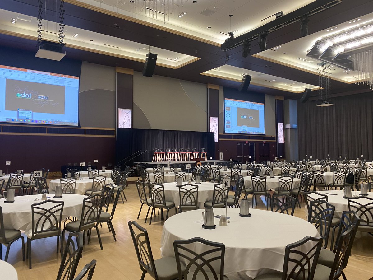 We’re ready for the 350 attendees for today’s Partnering Conference!Use #odotacec for updates throughout the day!