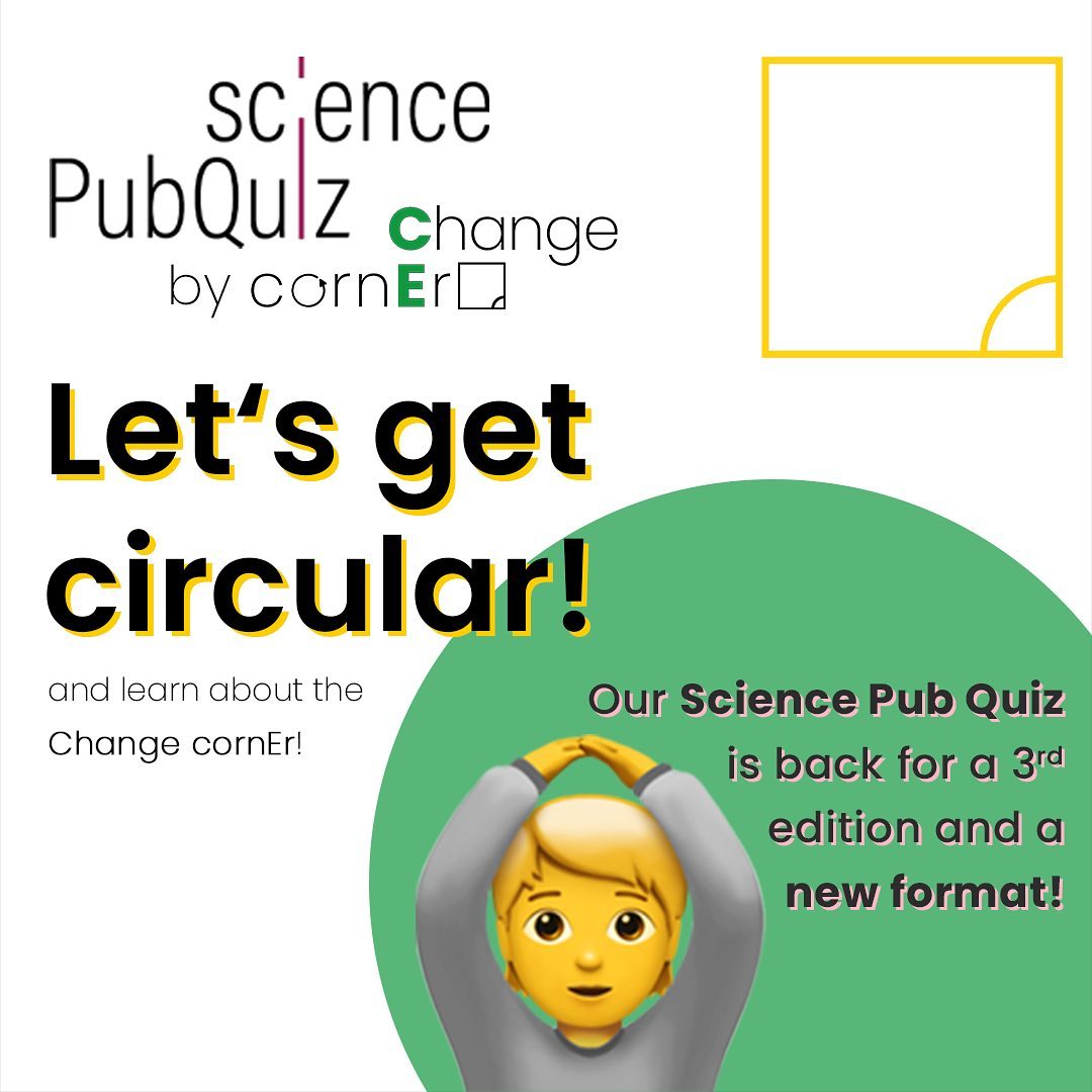 Are you a real sustainability pro? Then we have a special treat for you - the E³UDRES² Science Pub Quiz goes into its third round with its first-ever Change cornEr edition! 🌱

Sign up with your team now: eudres.eu/pubquiz