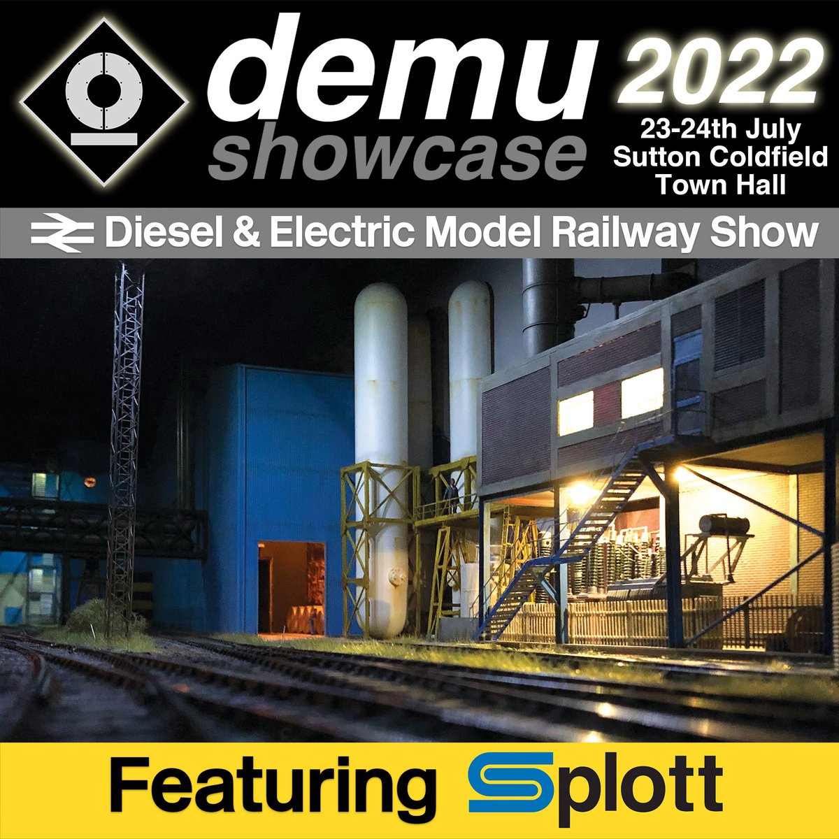 Put the July 23/24th in your diary to come along and see Splott at DEMU Showcase. From Paul Spencer, one of the builders of legendary layout Farkham, the layout is a little slice of South Wales 1980s steel operations.