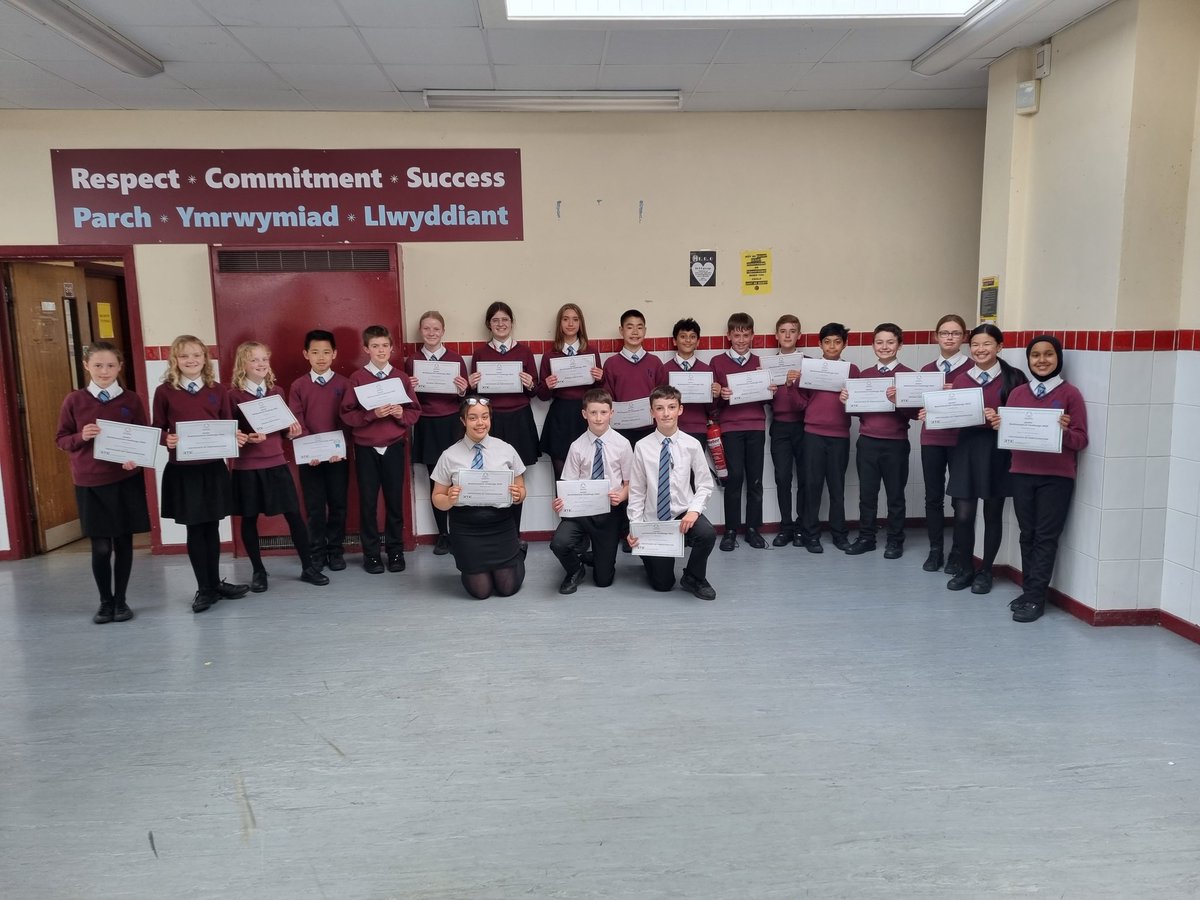Year 7 Gauss group received their certificates today from the <a href="/UKMathsTrust/">UK Maths Trust</a> Junior Maths Challenge! We are very proud of their efforts and can't wait to see where they are next year. 6 Gold, 11 Silver and 12 Bronze. Can we beat that next year?
 <a href="/Radyr_Maths/">Radyr Maths Faculty</a> <a href="/radyrcs/">Radyr Comprehensive</a>