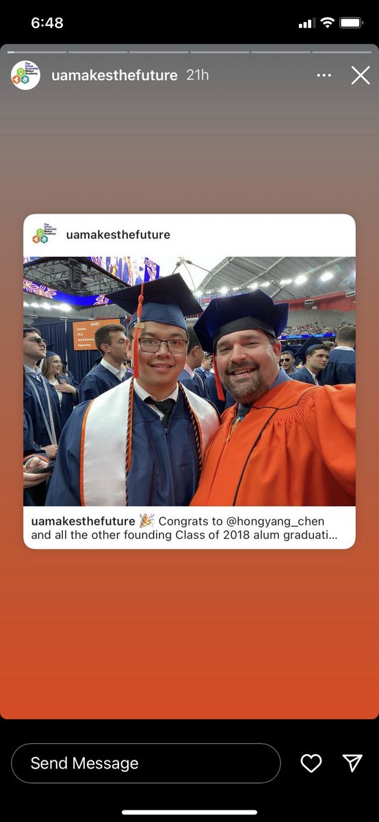 Luke Bauer (@lukebauer33) on Twitter photo So excited to see our founding <a href="/UAMakerNYC/">UA Maker Academy</a> class graduating from college!!! Proud of you, Hong!! So excited to see our founding <a href="/UAMakerNYC/">UA Maker Academy</a> class graduating from college!!! Proud of you, Hong!!