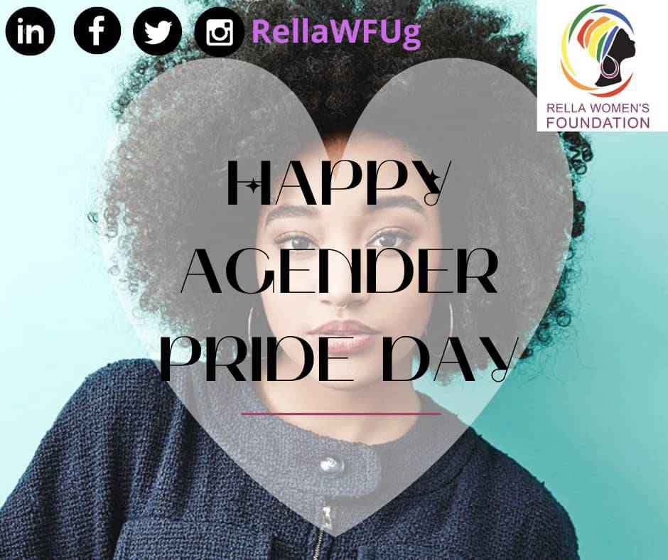 RellaWFug's tweet photo. Its okay to have pronouns and not to because guess what diversity is a spectrum and beauty is relative too remember that.
Rella Women's Foundation celebrate Agender persons.
#LBQWomenUg
#CreatingSafeSpace
#AwarenessMonth https://t.co/8371mhLEny