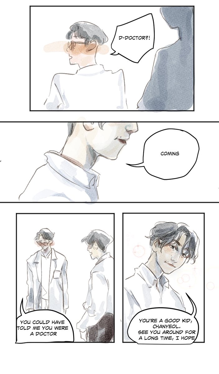 mardyart's tweet photo. the new hospital intern!!
#baekyeol https://t.co/fQ9x3Jdmn9