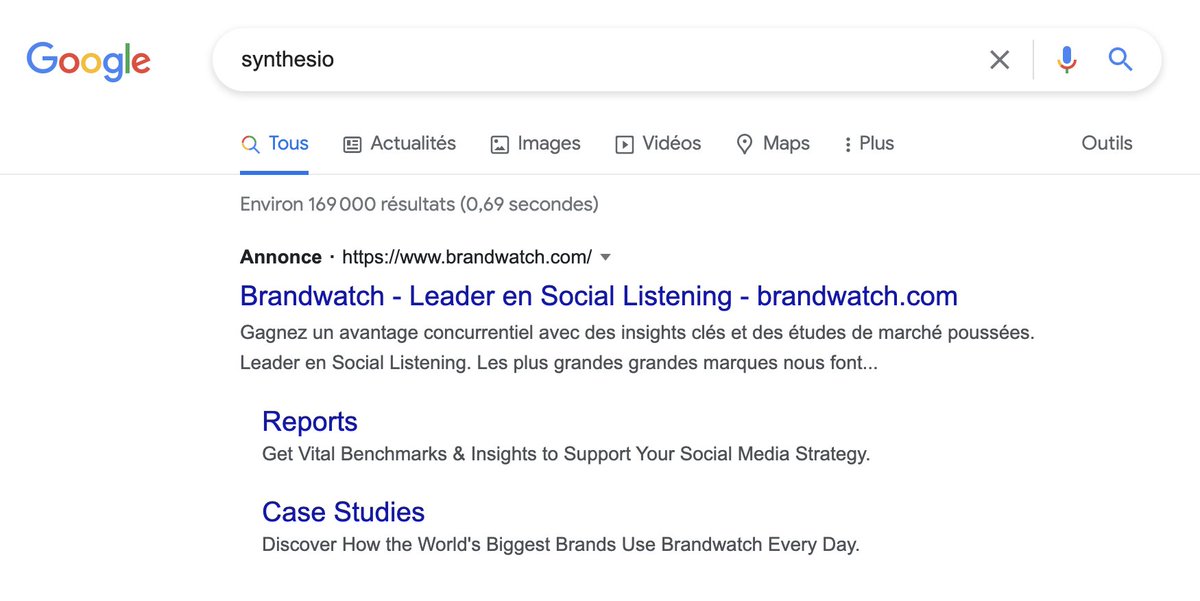 mdanielou's tweet photo. Les joies du paid search
cc. @JonathanCharbit 😜 https://t.co/5dnyMfI9Bv