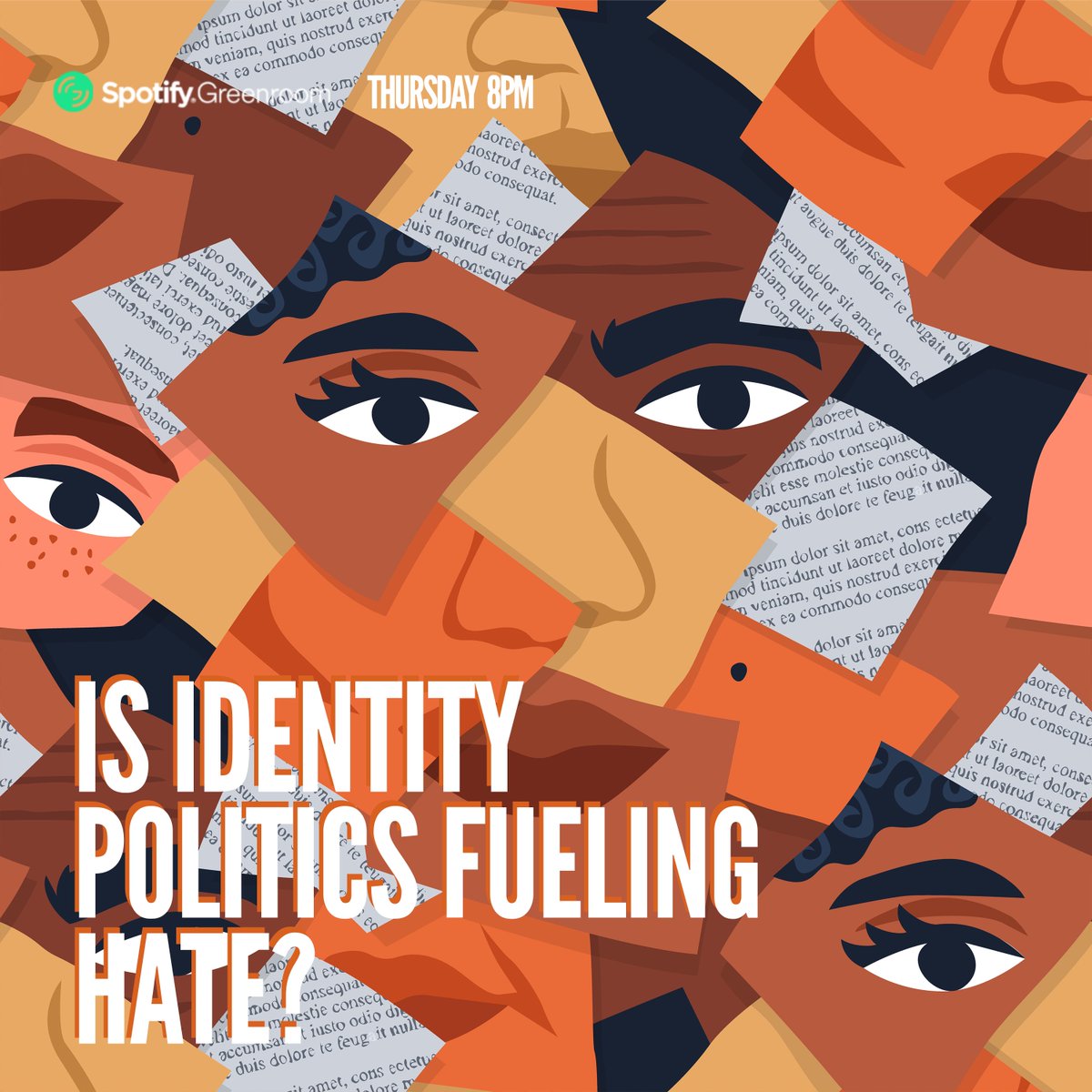 Is Identity Politics fueling hate in this country? And what the hell is White Replacement Theory? Join us tonight @ 8p EST w/ @DrDonnaOriowo @DreyaStClair & Constanza Eliana Chinea to discuss our state of affairs LIVE on @SpotifyLive. Link: spotify.link/grapevinelive