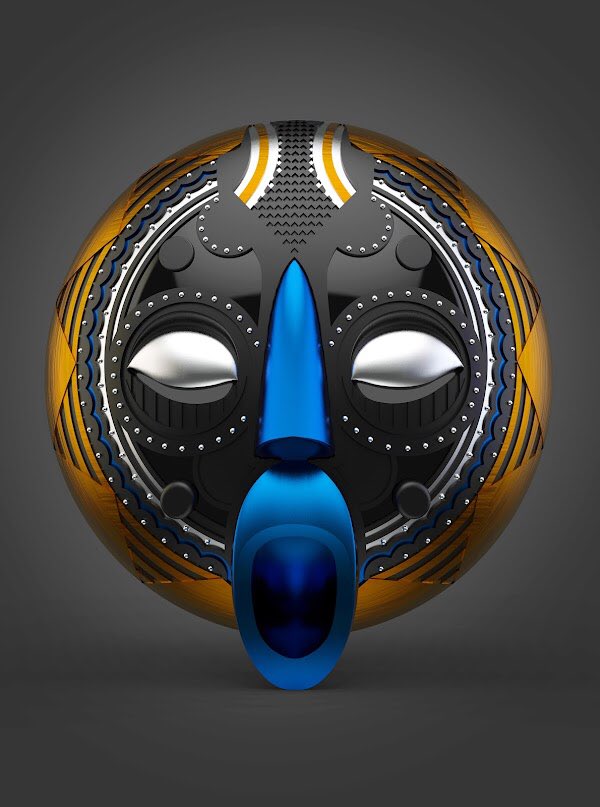 OBJClothing's tweet photo. Find the backstory of this African Mask by the Akan People of Modern Day Ghana here https://t.co/i6dnpBxzA8 via @opensea https://t.co/6P2lNMU8MY