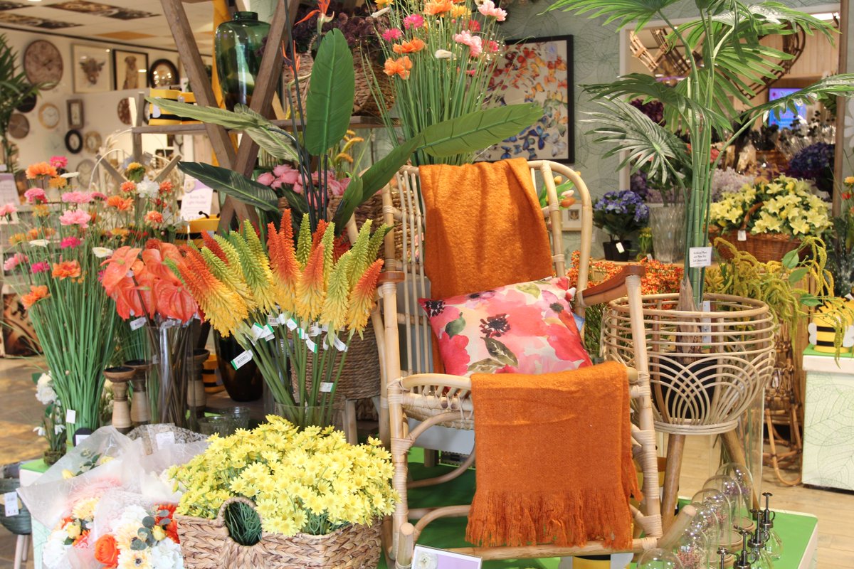 bartongrangegc's tweet photo. Our gorgeous summer decor collection๐งก Bring the beauty of outdoors into your home with bold citrus shades, colourful floristry and rattan accessories.๐๐โ๐
#bartongrange #gardencentre #homedecor #homeinspo #homeinterior #summer https://t.co/7FeNOqsX5X