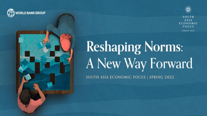 WorldBankTokyo's tweet photo. 【5月27日(金)8am~:#モーニングセミナー 】「南アジア経済報告(SAEF)2022年4月版―基準を見直す:今後に向けた新しい道筋」は、地域の成長率は以前の予測よりも減速するだろうと指摘しています。本セミナーでは、同報告書の主なポイントをご紹介します。
https://t.co/Bk7nlCMdPI
#ReshapingNorms https://t.co/D7rk7YRRkn