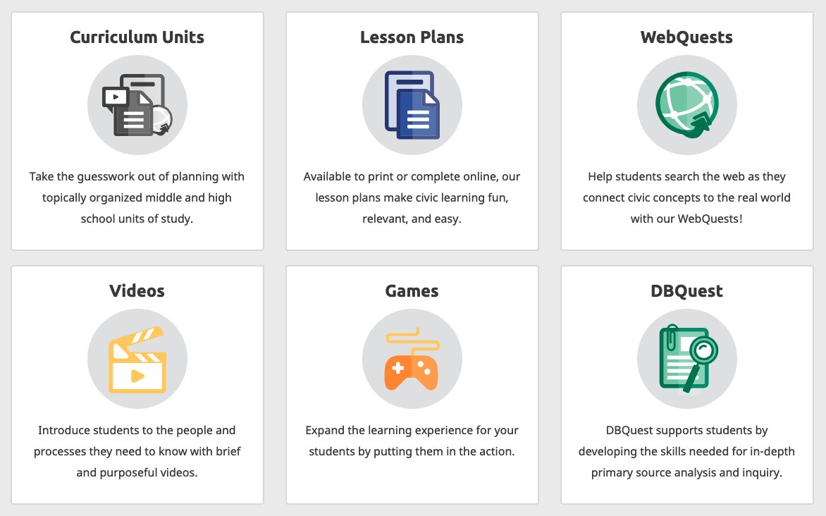 icivics's tweet photo. Need a refresher on our resources? The updated Getting Started section of our website offers introductions to all of our products, our most popular support videos, and helpful links to our YouTube channel. Check it out! https://t.co/n4fJeNRtCS https://t.co/dxxO9Q7lhw