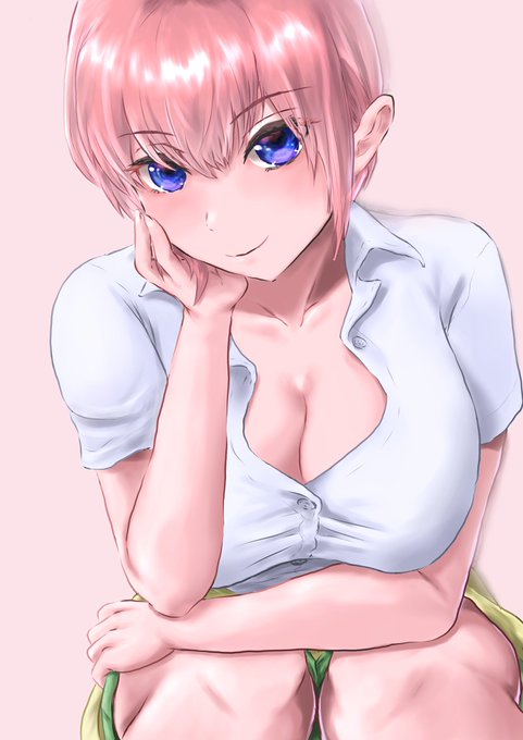 Dan-choさんがTwitterに投稿した中野一花(五等分の花嫁)のイラスト。