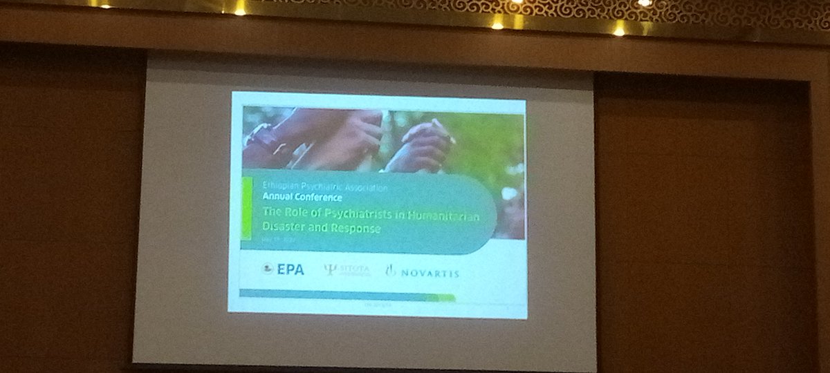 Djibril_Moussa1's tweet photo. Attending this conference on Psychiatrist response to MHPSS response in Ethiopia and preparing trainees for understanding trauma, resiliency and competent and evidence based mental health  care in complex humanitarian emergencies #MPHSS https://t.co/8j2oLJeUO7
