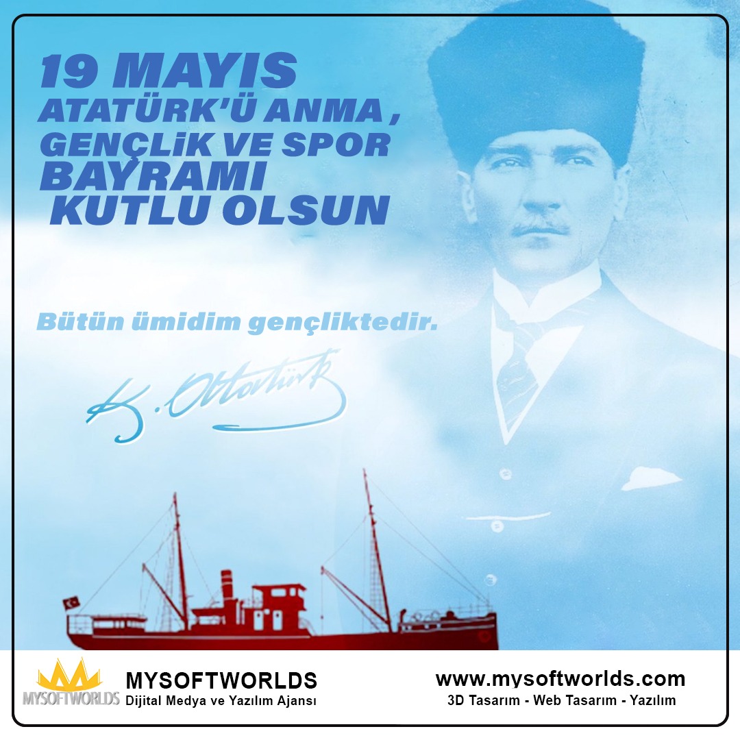 19 Mayıs Atatürk'ü anma gençlik ve Spor Bayramı Kutlu Olsun 🇹🇷

#19mayıs #atatürk #gençlik 
#19mayısatatürküanmagençlikvesporbayramı