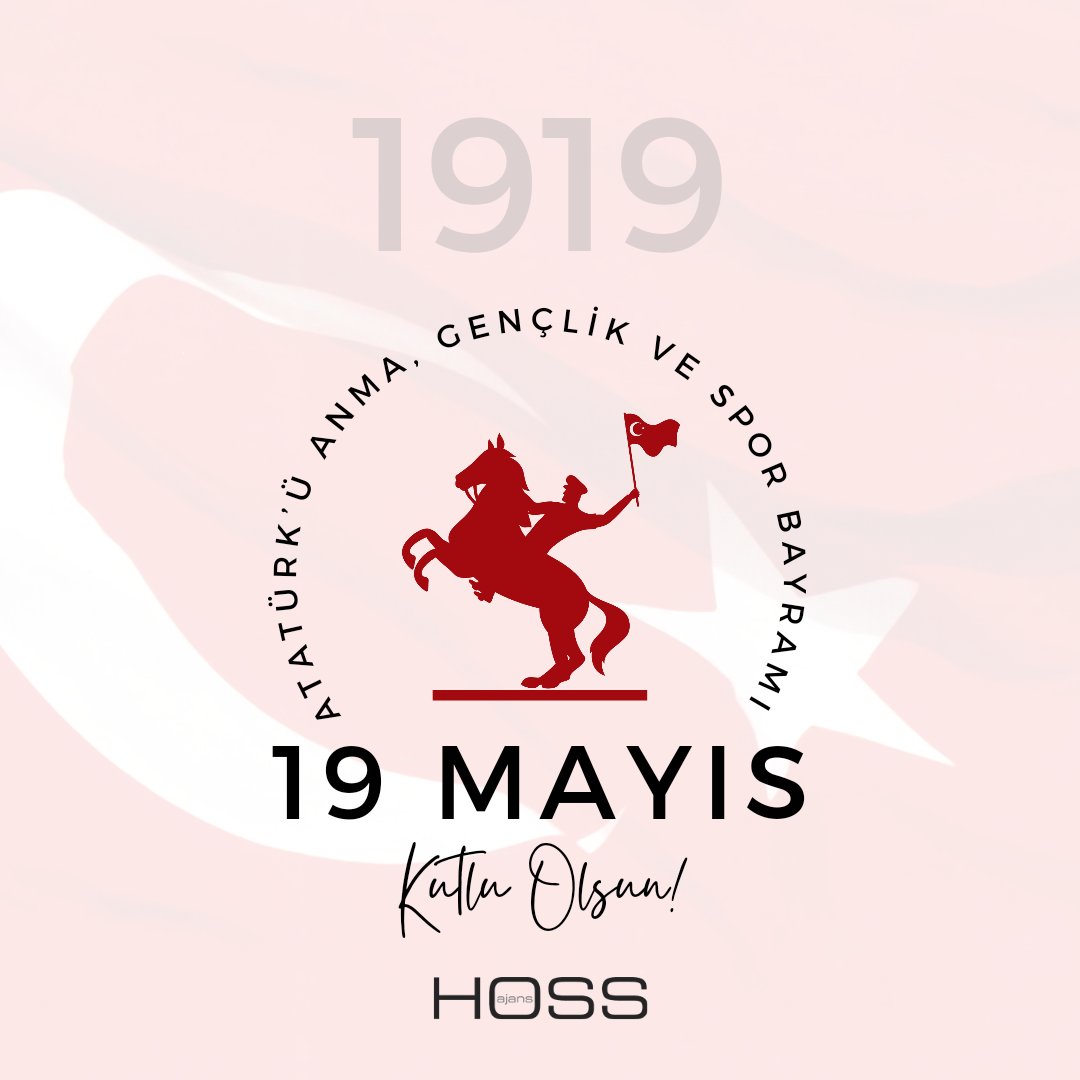 HOSS_Ajans's tweet photo. 19 Mayıs Atatürk'ü Anma, Gençlik ve Spor Bayramımız Kutlu Olsun. 🇹🇷

🔴 #HossAjans #19mayıs #19mayısatatürküanmagençlikvesporbayramı https://t.co/2jjxkhSe47