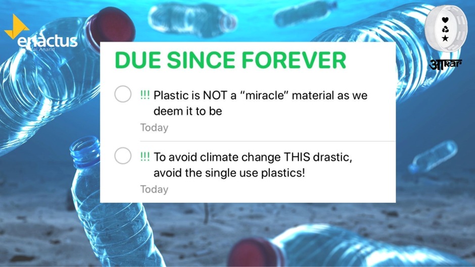 enactus_rlac's tweet photo. Single use plastics are made from fossil fuels, pollute the environment and have a huge carbon footprint. We at Project Aakar utilize waste materials made from HDPE(a type of single use plastic) and recycle them to make beautiful and sustainable jewelry and home decor.
#Recycle https://t.co/QHQHxAGpWm