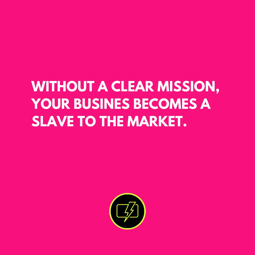 A mission statement gives people a meaningful connection to what they do. And when there’s meaning in the daily grind, people find dignity in what they do. When people have a sense of pride and ownership in their work, they do it well. 🤘🏼⚡️🖤