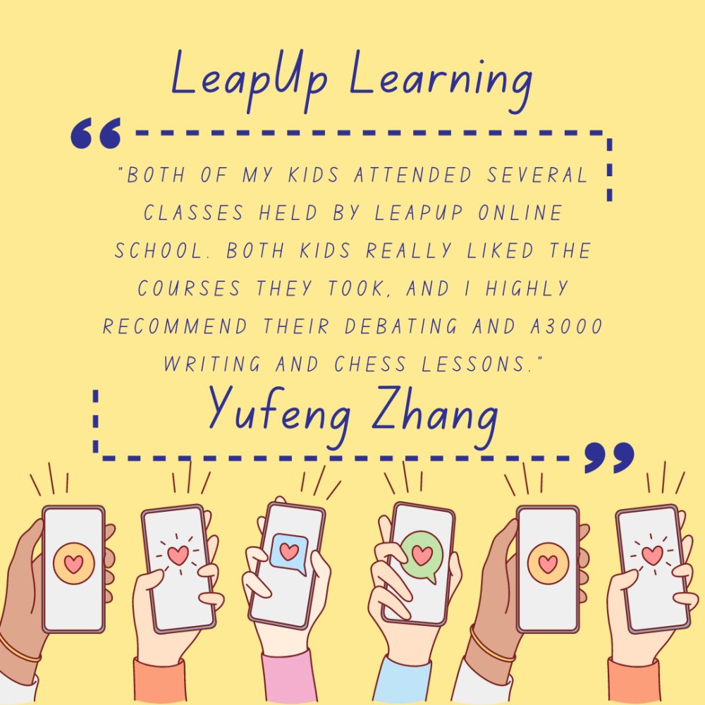 LeapupLearning's tweet photo. We LOVE it when the parents of our AMAZING students at #LeapUpLearning leave #FivestarReviews for us on Google. We appreciate your kind words, Yufeng Zhang. 
#ChineseClasses #EarlyEducation https://t.co/rq5TLKjzua