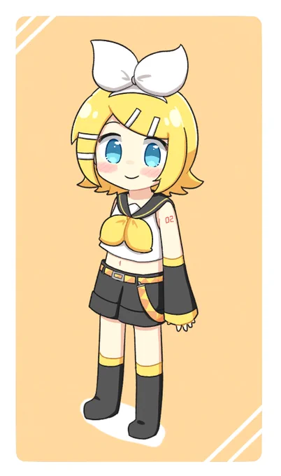 おリンちゃん☺
#鏡音リン 