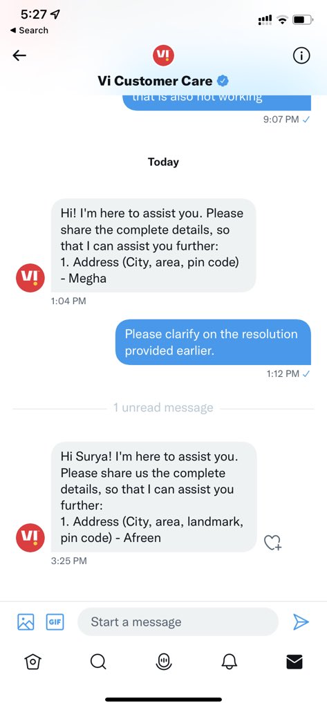 CAVST22's tweet photo. @ViCustomerCare Shared information or asking for information? https://t.co/JV5SXO3GyJ