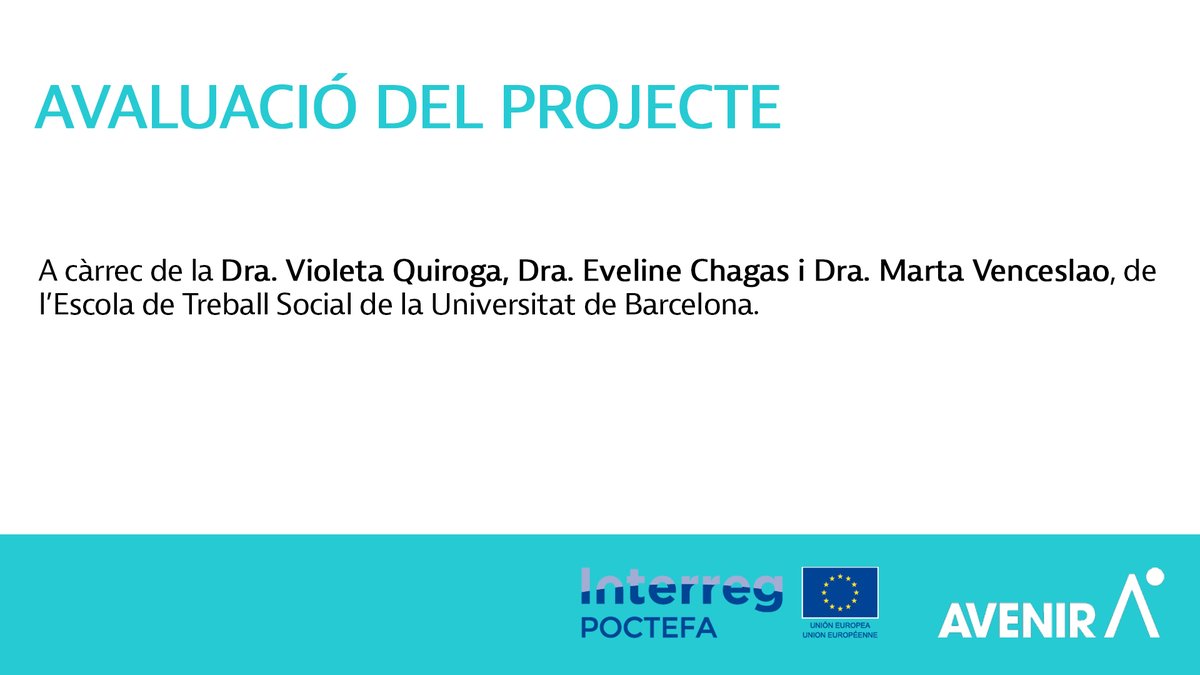 Poctefa_AVENIR's tweet photo. A l'avaluació final del projecte, a càrrec de @GRITS_UB, es destaca l'evolució dels joves:
- Del conflicte entre el que eren i del que pensaven que s'esperava d'ells fins arribar a l'autonomia.
- La valentia per afrontar el procés de migració i d'integració al centre i al poble. https://t.co/ja8v9WCEYg